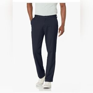 Nautica Men's Classic Fit Flat Front Stretch Solid Chino Deck Pant #1205